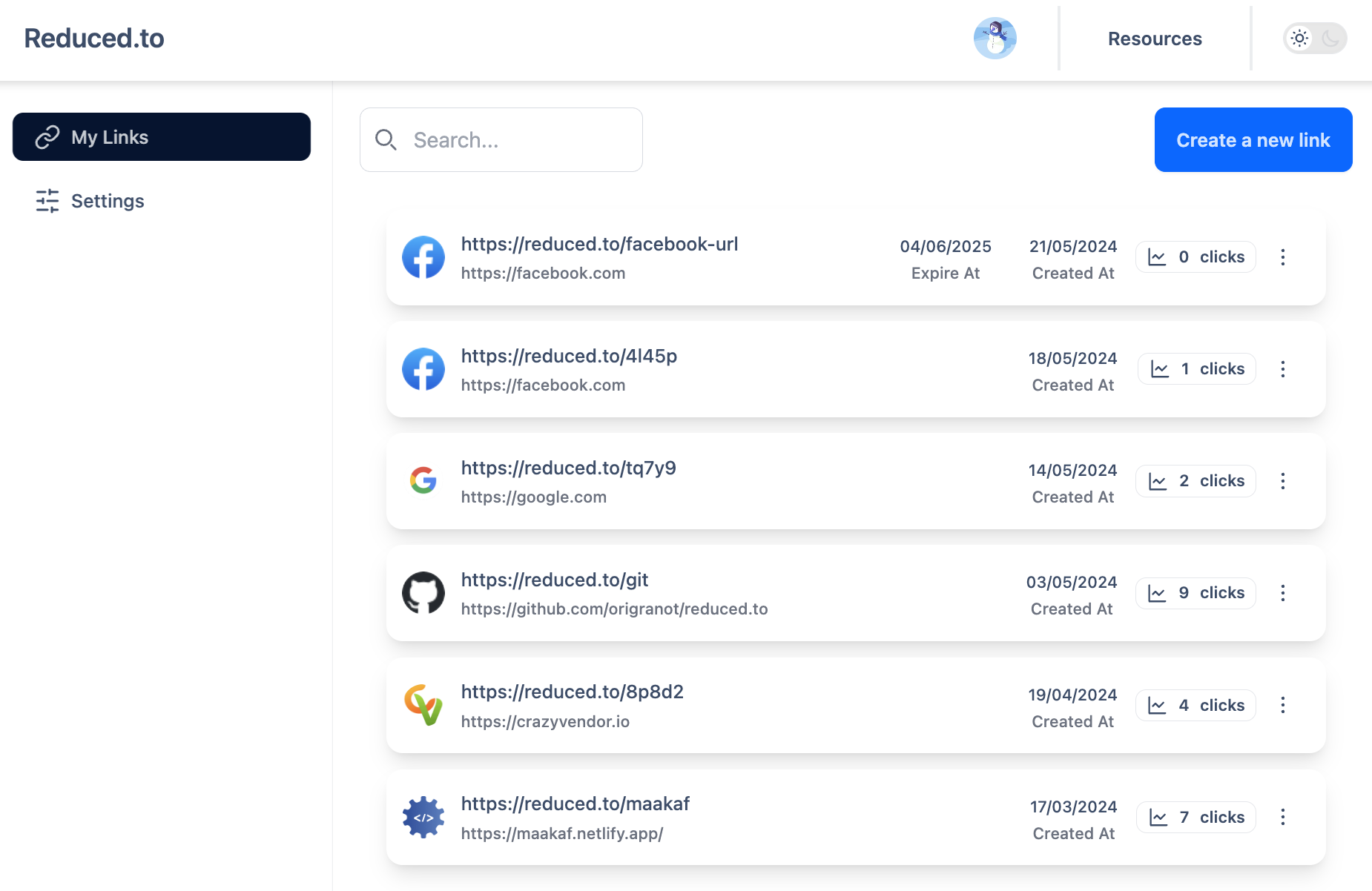 Dashboard feature preview